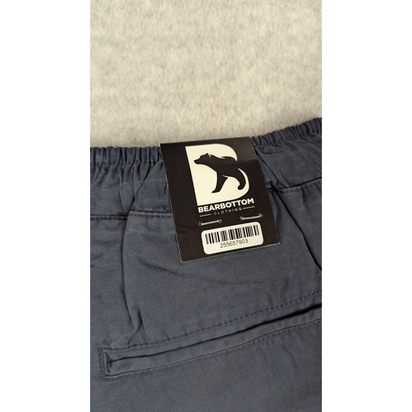 Bearbottom Men Shorts Medium NWT 6.5" Everyday Cotton Chino Casual Drawstring 10 - Picture 10 of 16